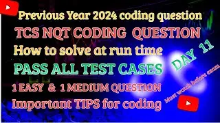 TCS NQT 2025 Coding Question | Previous Year Problem | Logic & Solution 