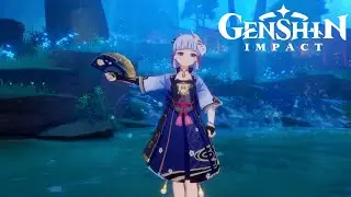 Ayaka Dance Performance | Cut Scene | Genshin Impact 2.0 | HD