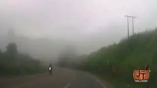Neblina no interior de São Paulo