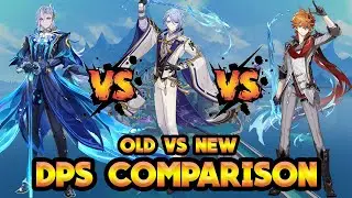 C0 Neuvillette VS C0 Ayato VS C0 Childe DPS Comparison || Genshin Impact 4.1