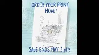 Viking Dog Print!