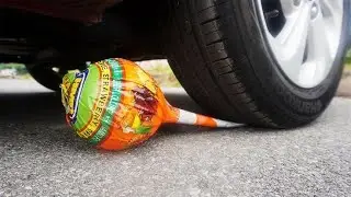 Satisfying Video ASMR Crushing Crunchy & Soft Things by Car  !! EXPERIMENT