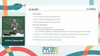 Présentation de Nua lors de la conférence PyConFr 2023