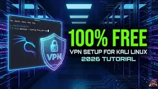 100% FREE VPN Setup for Kali Linux | 2026 Tutorial