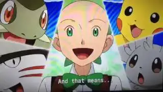 Pokemon Black and White Cilan's Dwebble evolves into Crustle