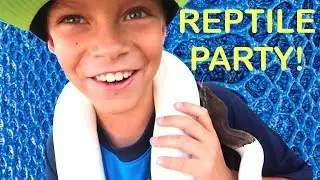 TAYDEN'S AMAZING REPTILE BIRTHDAY PARTY SPECIAL!