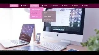 Drop Down Menu Using HTML And CSS