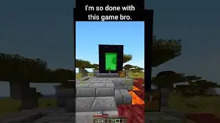 Minecraft moment