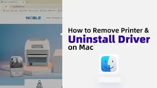 07.How to remove a printer and uninstall driver on Mac Russian