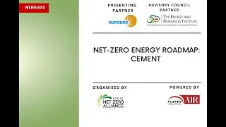 Webinar: Net Zero Energy Roadmap  Cement