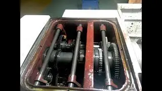 Коробка скоростей токарного станка. Что внутри.