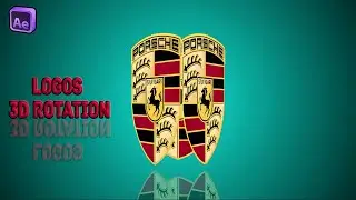 After Effects Tutorial_ 3D rotation of 2D logos In After Effects.No Plugin.