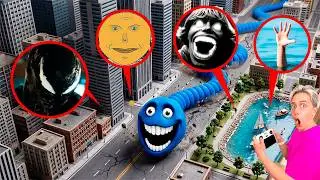 MY DRONE FILMED HAND SEA MONSTER, 67 MEME, HUNGRY SNAKE, AND VENOM IN REAL LIFE!!!