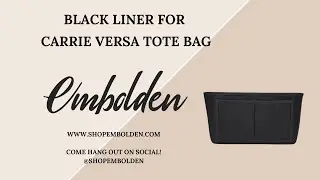 Another liner option for the Carrie Versa Tote