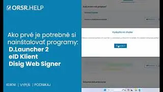 Inštalácia Elektronický podpis dokumentu KEP (Windows)