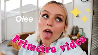 PRIMEIRO VÍDEO DO CANAL | *cheguei youtube*
