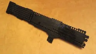 Lego: AKS-74U Instructions 4/7 - Left Frame