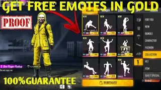 How to unlock Emote in Free fire with Gold/Free fire Gold se Emote/Free fire Emote 2021