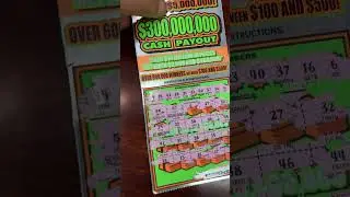 300 million cash payout multiplier found. Nyc #lottery #lotto #scratchofftickets #winner