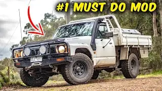 BEST MOD FOR YOUR OLD 4X4! | Installing a NEW Sound System + GME Antenna in the GQ PATROL!