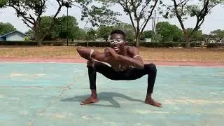 Guy Does Contortion and Showcases Extreme Flexibility by Twisting his Shoulder - 1113307