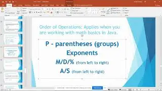 Java Unit 1 Lesson 5 - Math