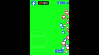 FACEBOOK LIVESTREAM PORTRAIT GREEN SCREEN. FREE TO USE