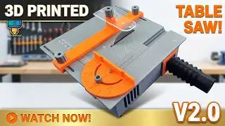 Mini Table Saw V2. Full 3D Printed