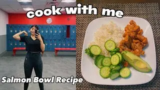 Salmon Rice Bowl | Healthy & Easy Lunch Idea!