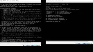 Configuring LDAP server and client