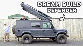 Building my DREAM Defender!!! Pop top roof conversion