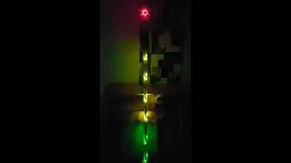 Светодиодный посох Деда Мороза v1