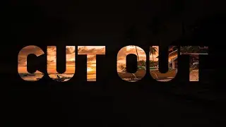 How to Place an Image in Text in Photoshop | Photoshop Cut Out Text Effect