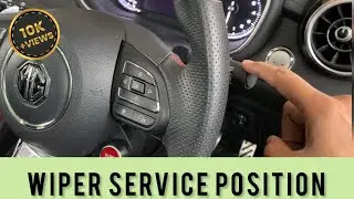MG - Wiper Service Position Instructions - How to Activate it? #MGHS #Haval