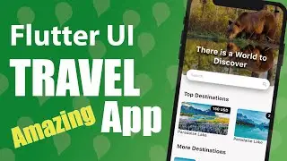 😍 Flutter UI BEAUTIFUL Travel App 🛩 - Tutorial Flutter UI.- Flutter UI tutorial en español