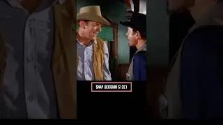 KNOCKOUT! No Fighting in MY Town!  #Claude Akins #mattdillon #gunsmoke