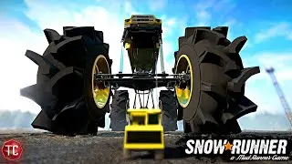 SnowRunner: smallest vs LARGEST! (Mega Bus & Tinka)
