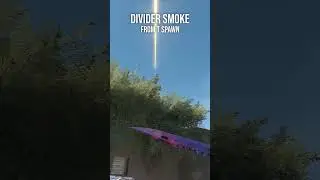 divider smoke from T spawn Overpass CS2 