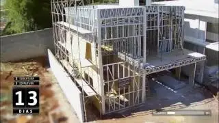 prefab luxury homes house light steel villa installation construction video
