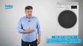 Beko B5 DFT 58422 W Mašina za pranje i sušenje veša