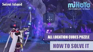 All Cubes Puzzle Seirai Island and How to Solve it | Genshin Impact
