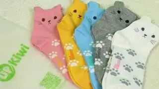 Cute Cat Socks by - Product Video