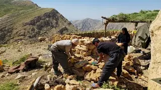 Nomadic Life: Installing a Beautiful Nomadic Door | Nomadic House Stone Walls 🏔️🪨