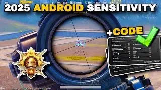 PUBG MOBILE SENSITIVITY SETTINGS 2025 ANDROID🔥COPY & USE!