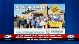 WHHI NEWS | Ryan Larson: Donation to Pockets Full of Sunshine | SERG Restaurant Group | WHHITV