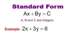 Intermediate Algebra - Lesson 9 - Graphing Linear Equation