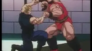 Street Fighter Guile vs Zangief fight [Супер драка: Персонажи игры 