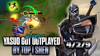 Shen Wild Rift Gameplay | YASUO GOT OUTPLAYED BY TOP 1 SHEN