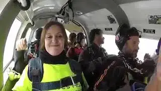 Kaz Stringer Skydive for Zoë's Place Coventry