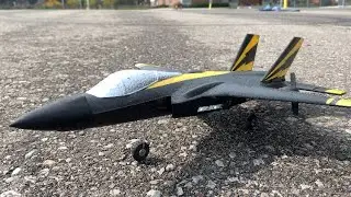 Rc F-22 low budget Jet Modified Goes Over 500ft!